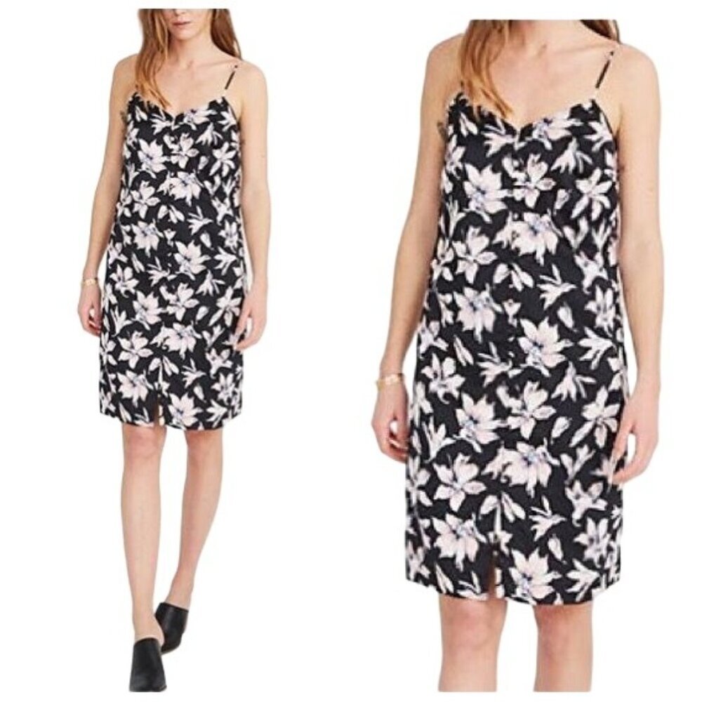 Madewell Button Front Slip Dress In orchid, Size 00, New with Tag
